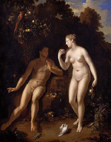 Adriaen van der werff Adam and Eve. China oil painting art